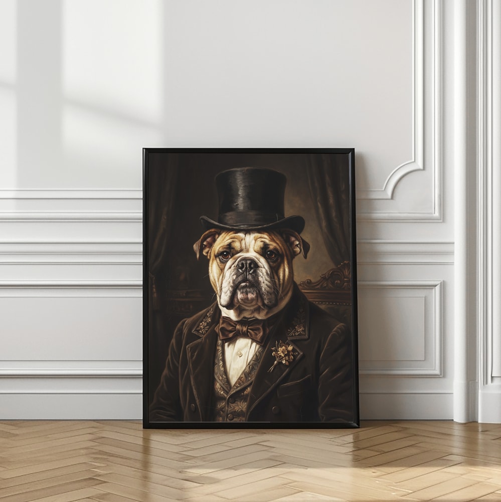 Dapper Bulldog Portrait