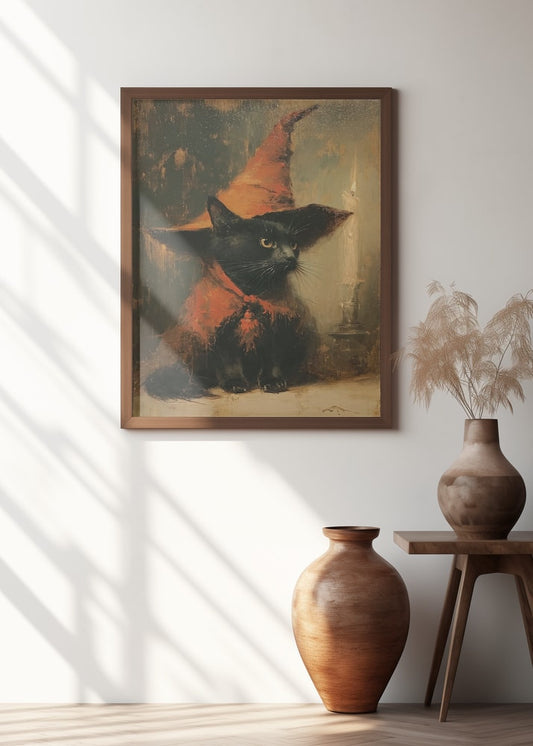 Halloween Witch Cat