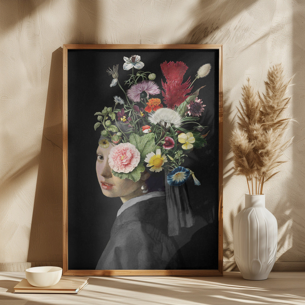 Girl With a Pearl Earring - The Dark Floral