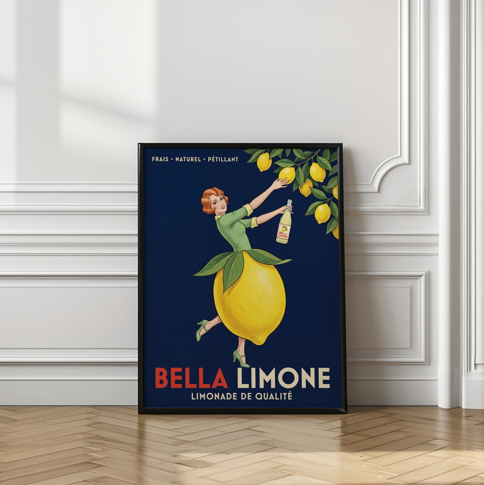 Vintage Lemonade Woman