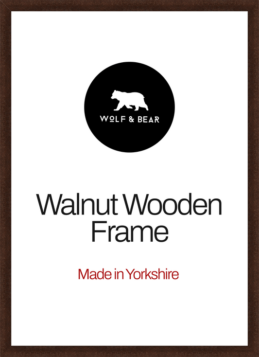 Solid Wood Walnut Frame