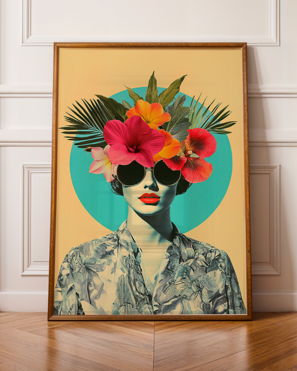 Floral Summer Lady | Fashion Print