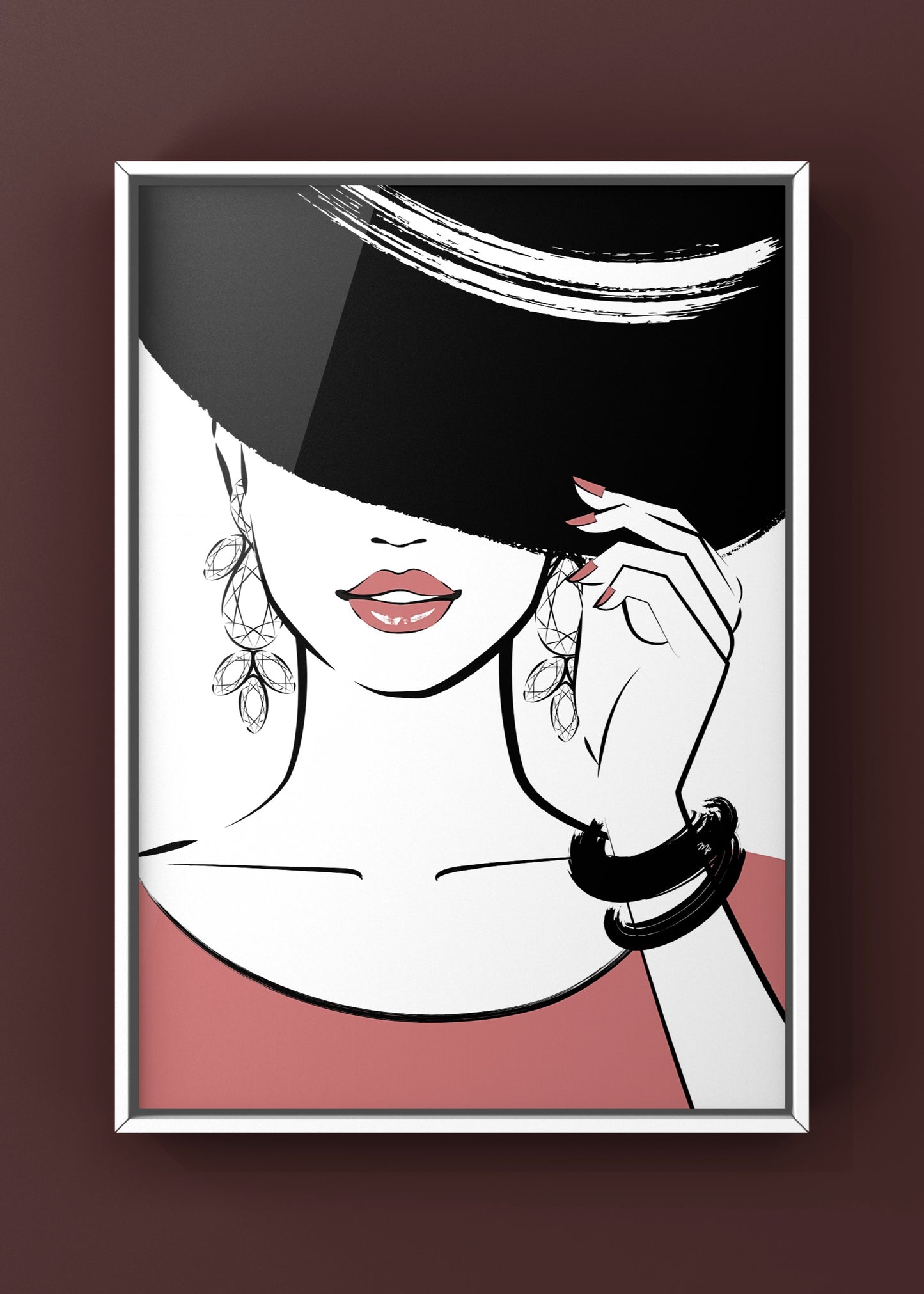 Hat Girl | Fashion Illustration | By Martina