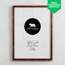 Load image into Gallery viewer, Solid Wood Walnut Frame