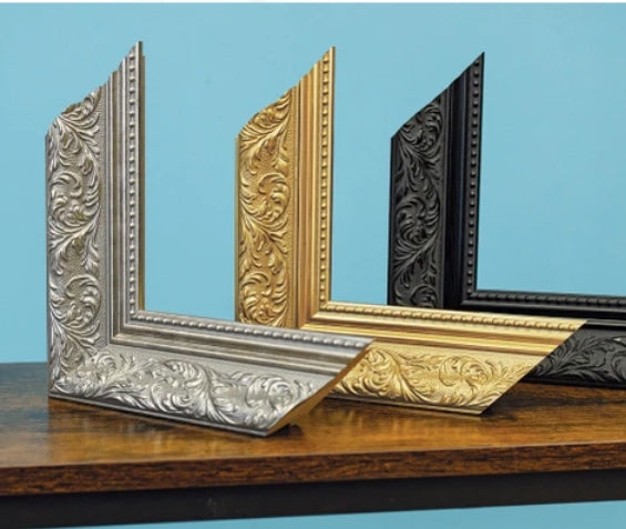 Deluxe Ornate Black Frame Wood Collection