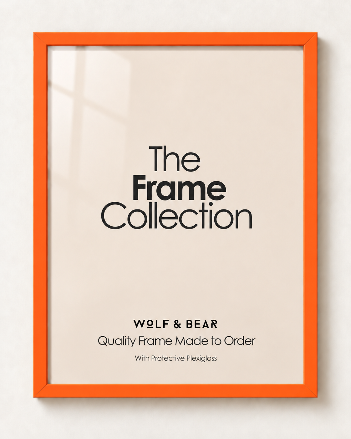 Neon Orange Frame