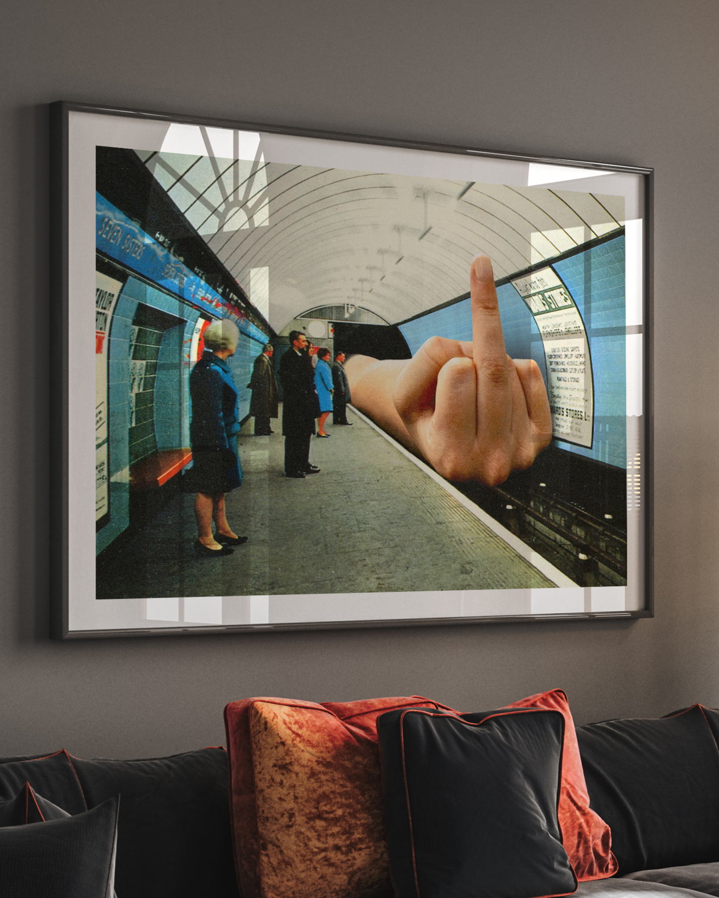 Moody Monday | London Underground Art Print | By Vertigo Artography