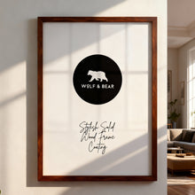 Load image into Gallery viewer, Solid Wood Walnut Frame