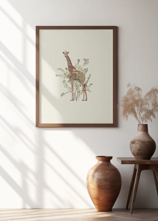 Floral giraffe