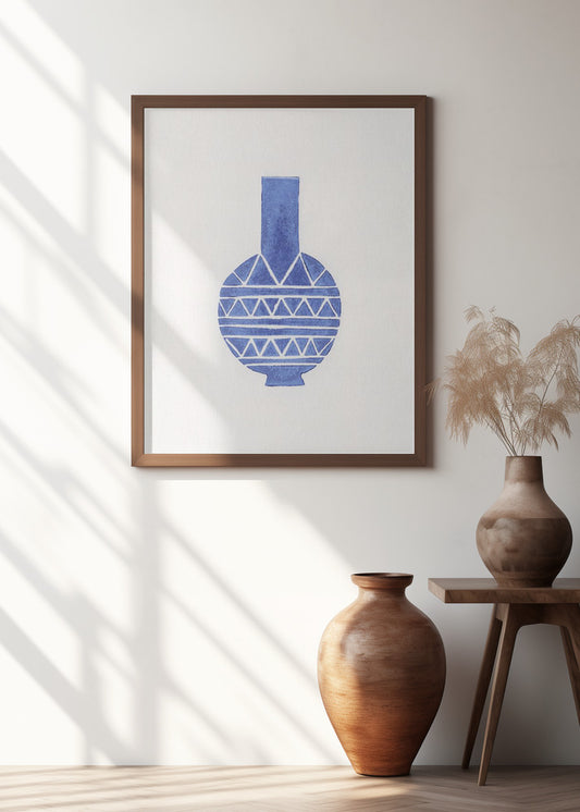 Linocut Vase #8