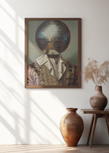 Load image into Gallery viewer, DiscoHead King  / Altered Collage Art