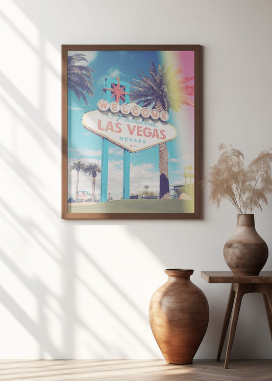 Vegas Sign Vintage | Travel wall art