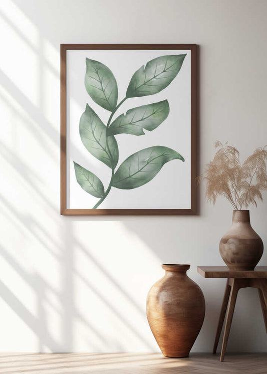 Fresh Green Botanical Leaves