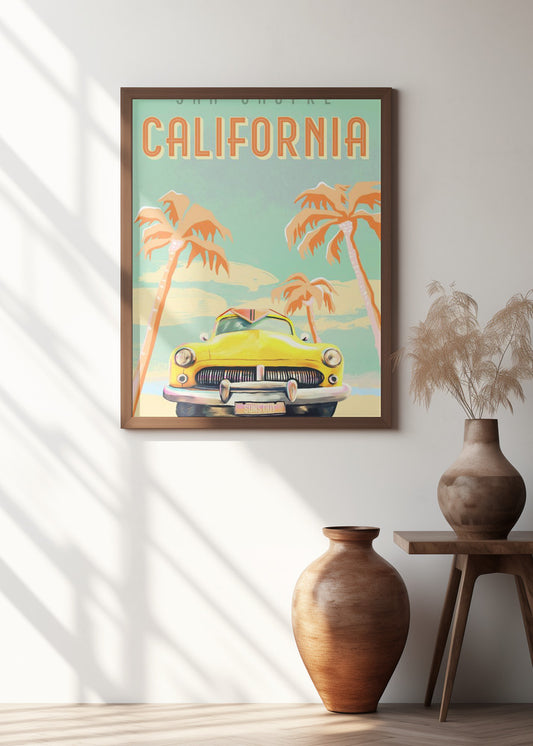 California Surf Poster