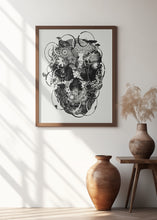 Load image into Gallery viewer, Skull - black and white