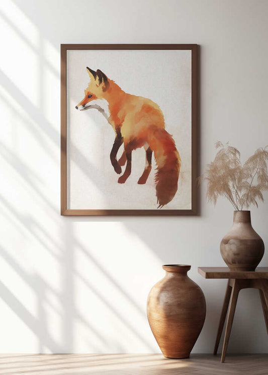Red Fox Watercolor