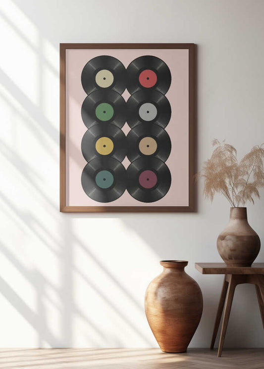 Eight Spins Vinyl Gallery Art