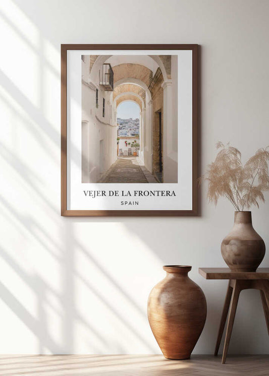 Vejer de la Frontera Spain Travel poster