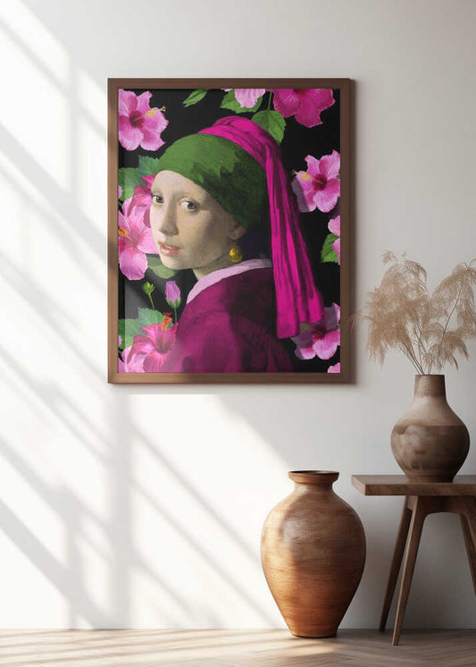 Girl With Pearl – the In Tropical Garden Edition