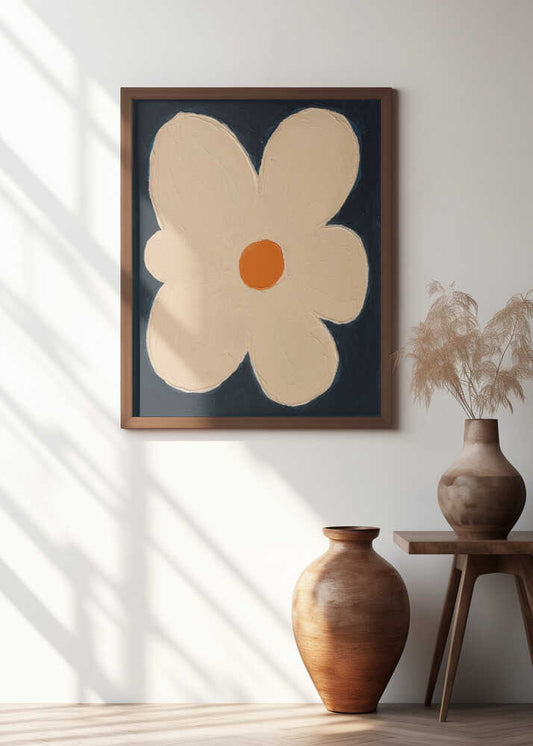 Bold Abstract Daisy Floral