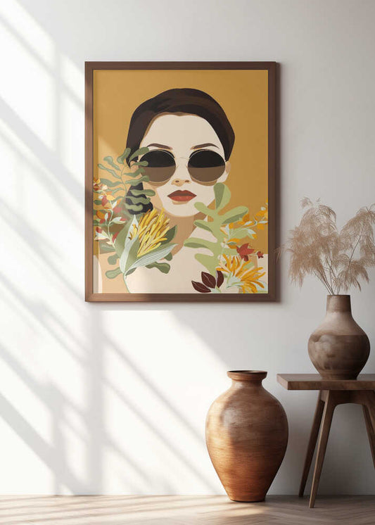Tropical Fashion Portrait