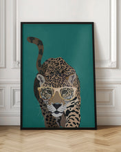 Load image into Gallery viewer, Curious green leopard