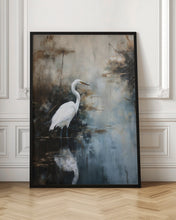 Load image into Gallery viewer, Egret in Lake