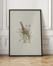 Load image into Gallery viewer, Floral giraffe