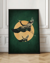 Load image into Gallery viewer, Emerald Sun & Cranes