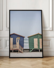 Load image into Gallery viewer, Blue & Green Hut