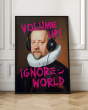 Load image into Gallery viewer, Volume Up | Vintage quote print