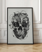 Load image into Gallery viewer, Skull - black and white