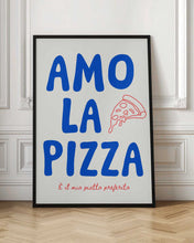 Load image into Gallery viewer, Amo la pizza - blue/red