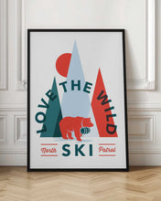 Load image into Gallery viewer, Ski Patrol Geometric Art