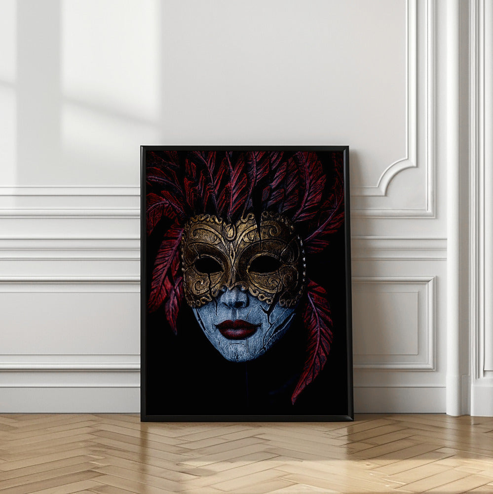 Where does the mask begin and end? | Theatre wall art