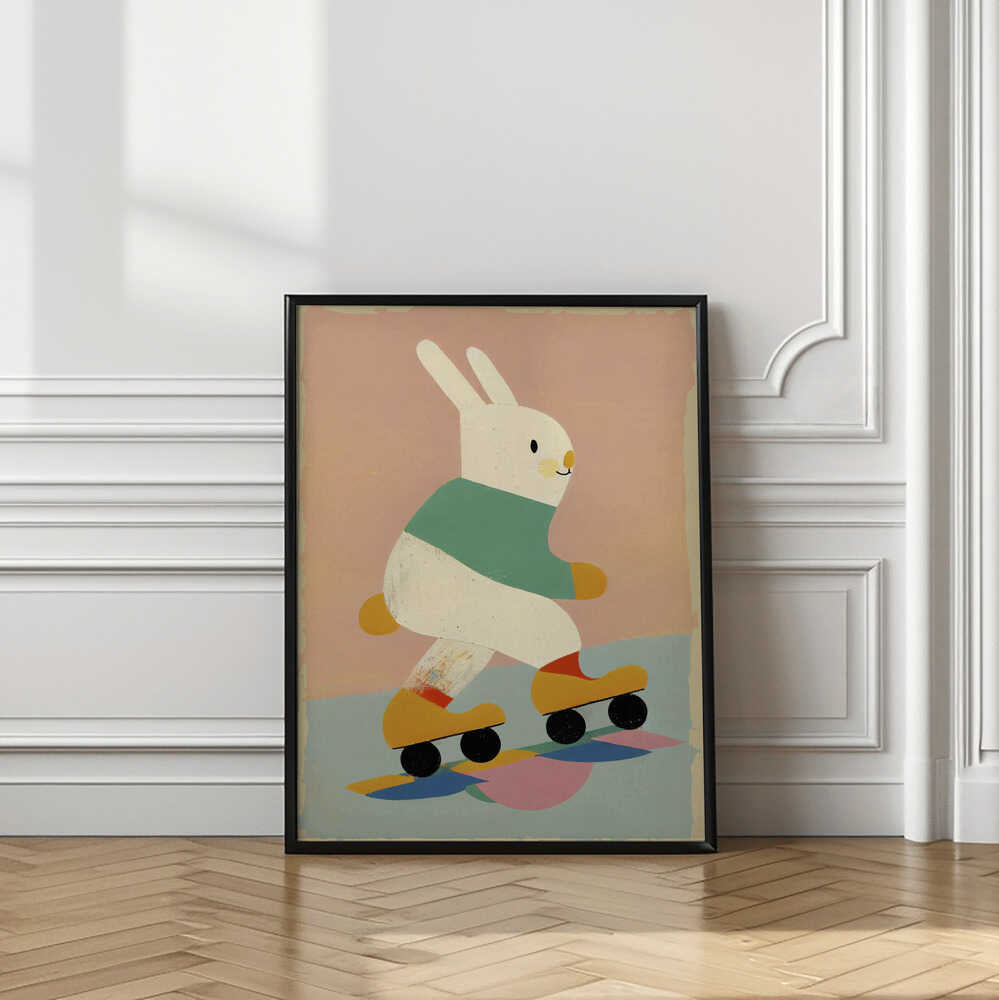Bunny on Skates