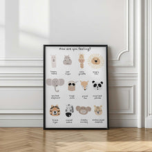 Load image into Gallery viewer, Children's calming meditation emotions print 1