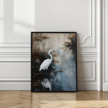Load image into Gallery viewer, Egret in Lake