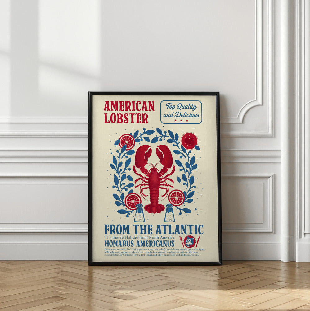 Lobster kitchen print