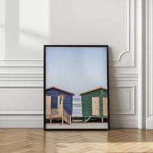 Load image into Gallery viewer, Blue & Green Hut