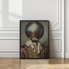 Load image into Gallery viewer, DiscoHead King  / Altered Collage Art