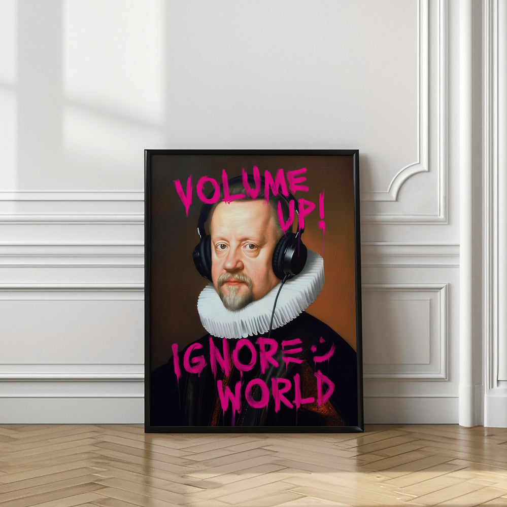 Volume Up | Vintage quote print