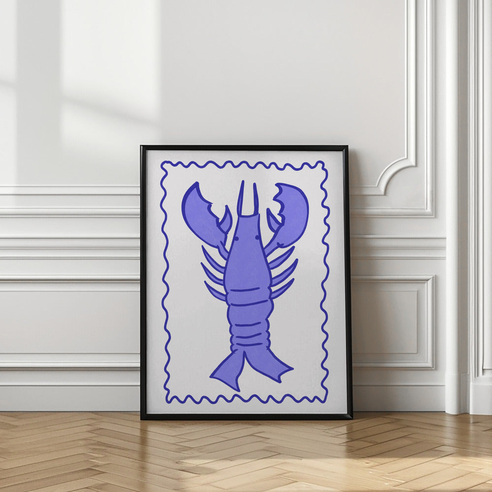 Purple Lobster Stamp