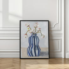 Load image into Gallery viewer, Flowers in a striped vase II