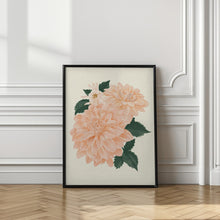 Load image into Gallery viewer, Pink Dahlia on Cream