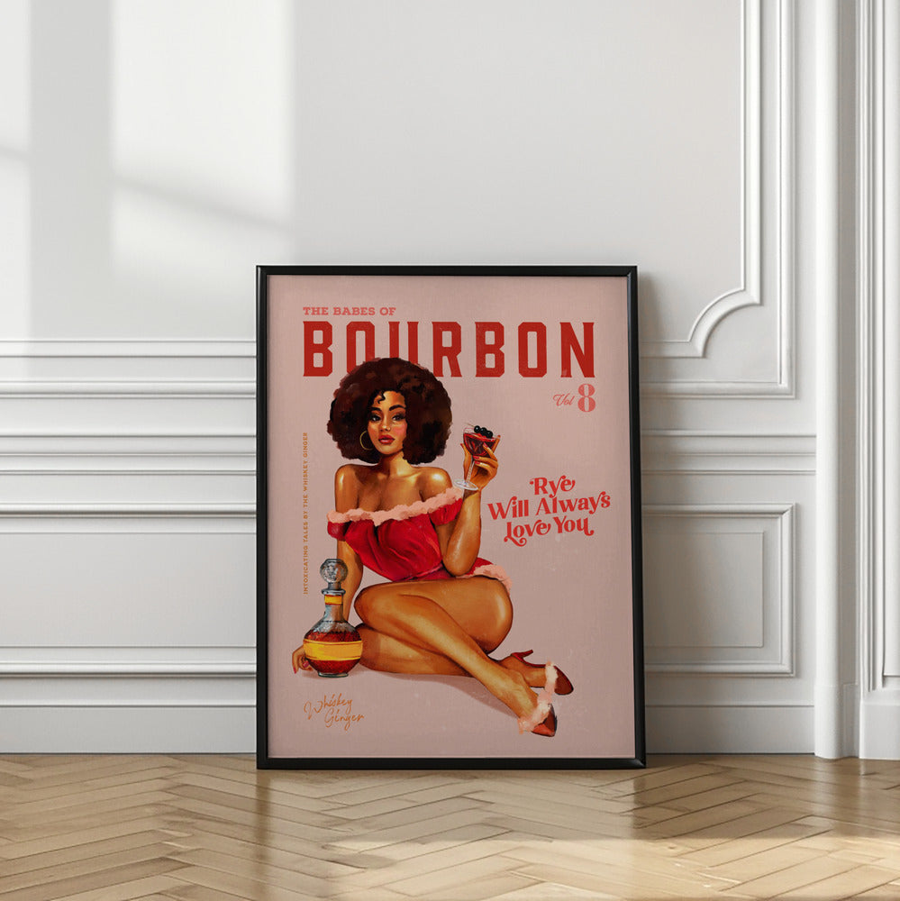 Babes of Bourbon Vol 8 Vintage Pinup Girl With Afro