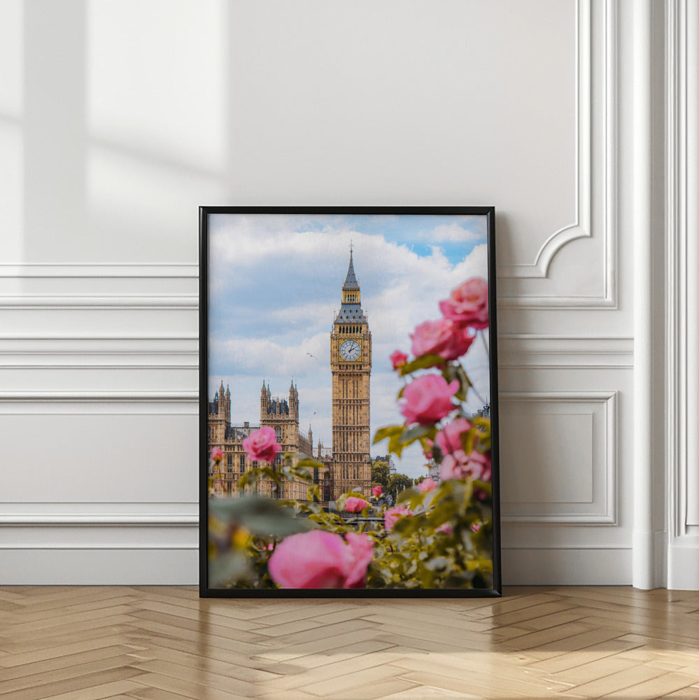 Big Old Friend | Floral Big Ben London Wall Art