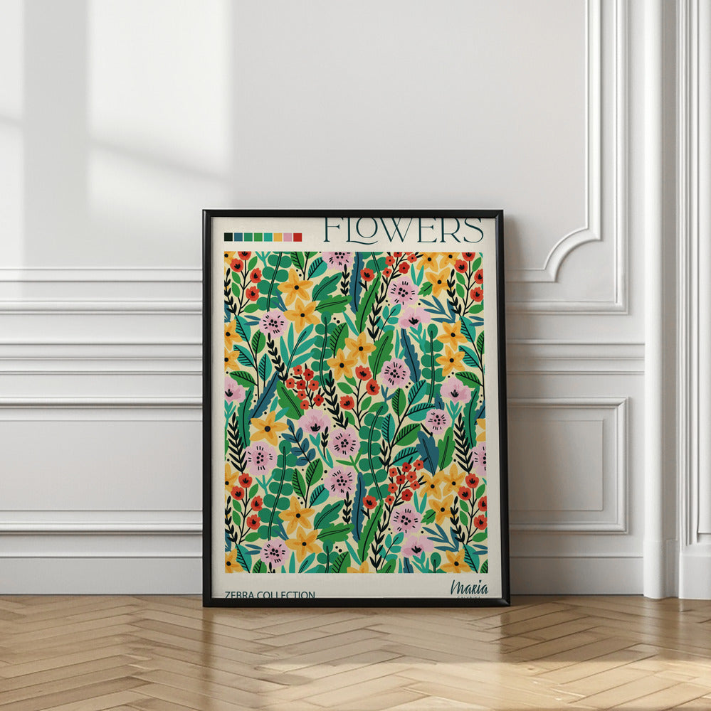 FLOWERS. Zebra Collection