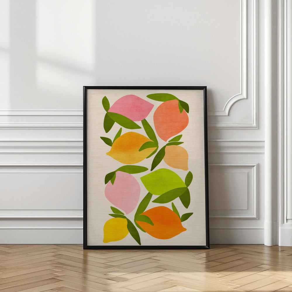 Wild Mango | Colourful fruit wall art