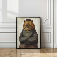 Load image into Gallery viewer, Bear Dressed In A Sweater And Cap
